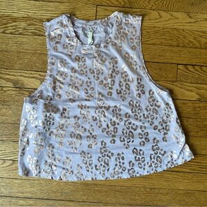 Spiritual Gangster Leopard Print Tank - Size Medium